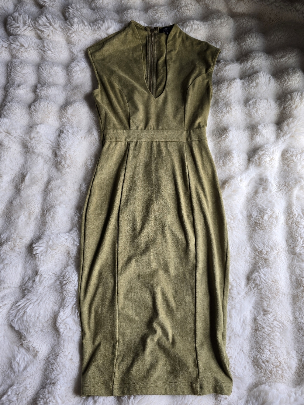 privy Olive Midi Sheath Dress